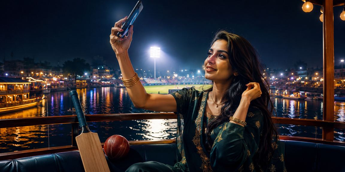 বরিশালে একজন ব্যবহারকারী মোবাইলে লাইভ ক্রিকেট বেটিং করছেন